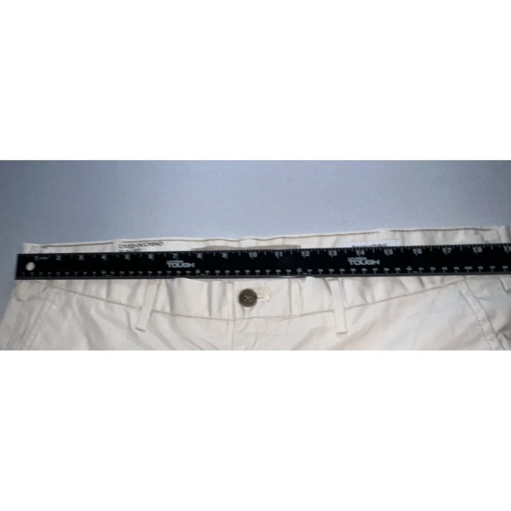 Banana Republic Slim Lived-In Chino Pant Transition Cream 38 X 36